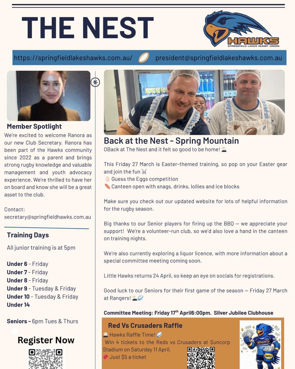 Easter Training at Spring Mountain This Friday